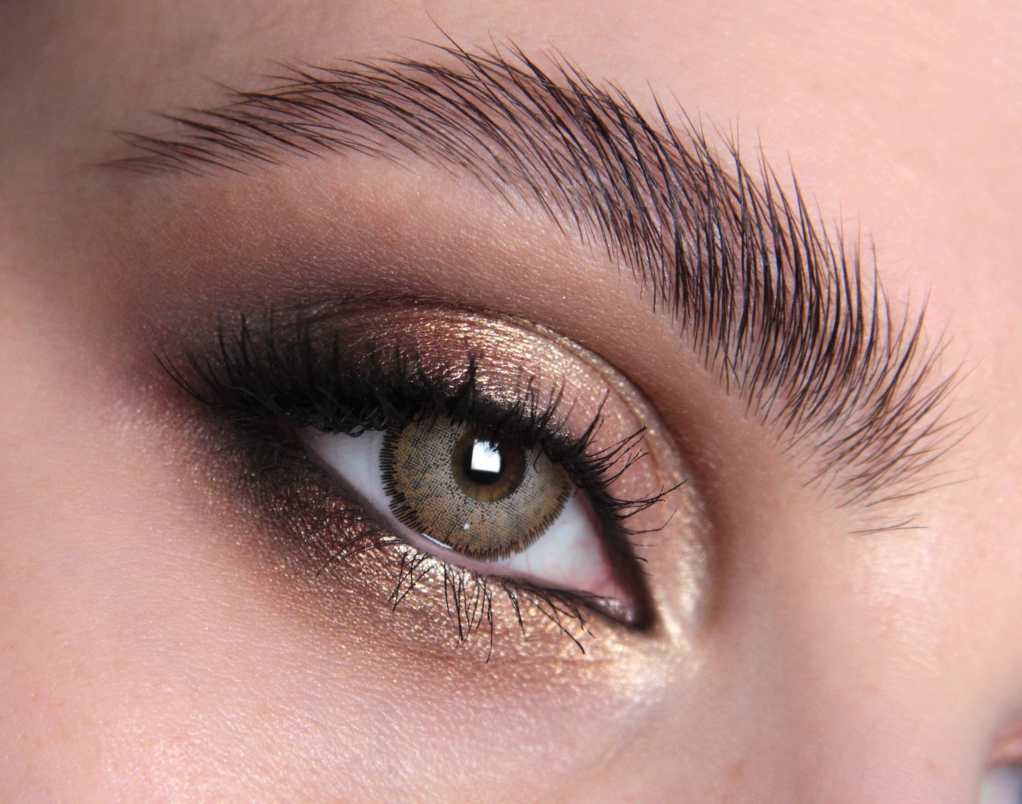 Autumn Mist Colored Contact Lenses - Elegant, British-Crafted, Safe Transformation with 45% Water Content, 8-Hour Wear (Pair)