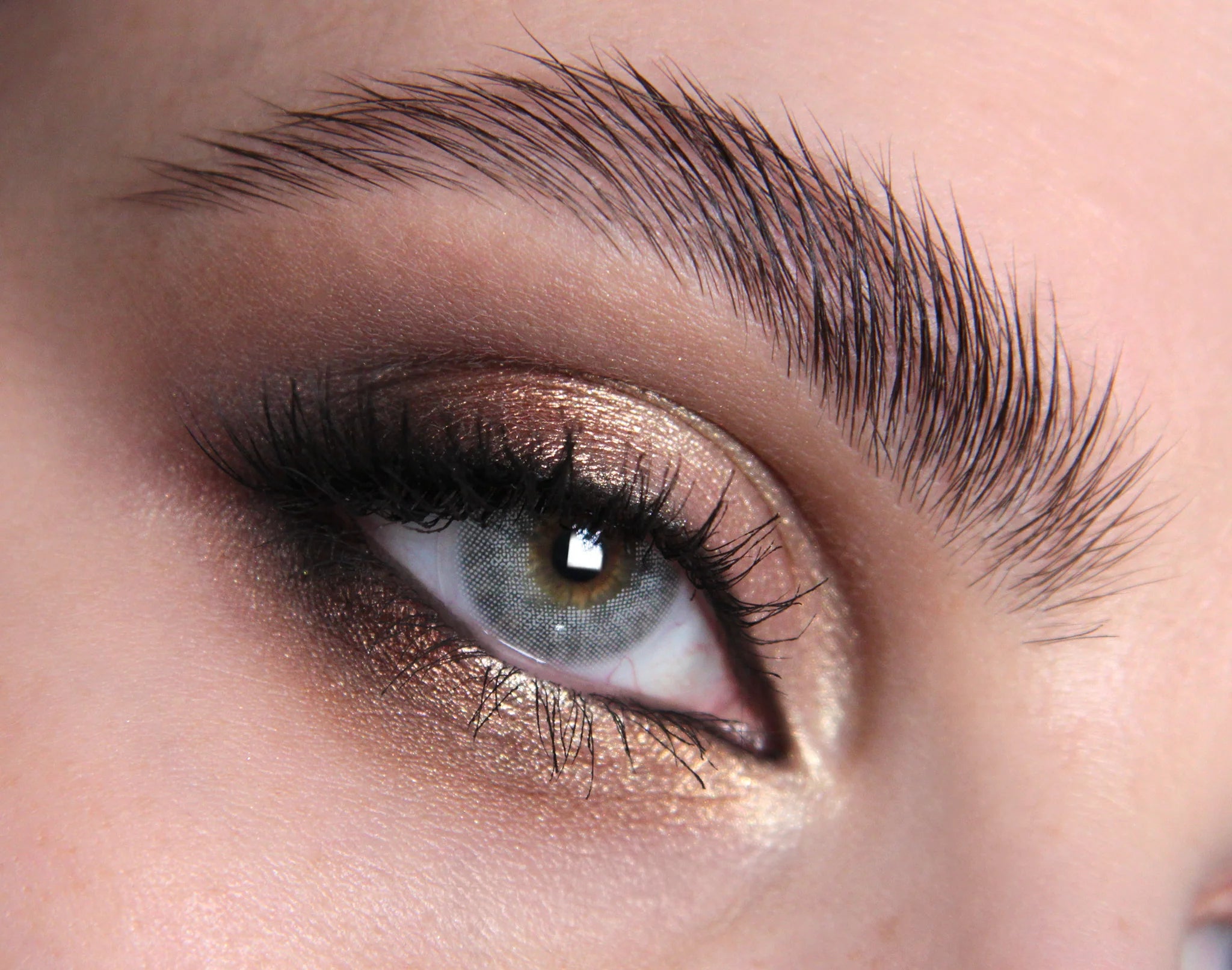 Earl Grey Colored Contact Lenses - Sophisticated British Craftsmanship, Safe 8-Hour Wear, 45% Water Content (Pair).