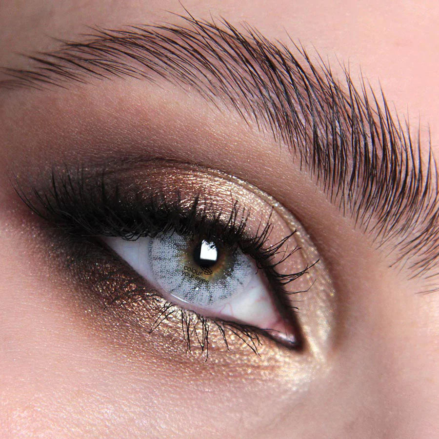 London Sky Colored Contact Lenses - Mesmerizing Blue, British-Made, Safe 8-Hour Wear, 45% Water Content (Pair)