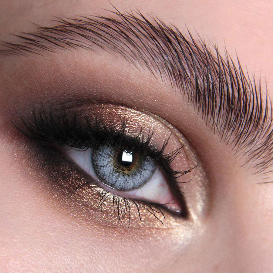 Maria White Colored Contact Lenses - Pure British Quality, Safe 8-Hour Wear, 45% Water Content (Pair)