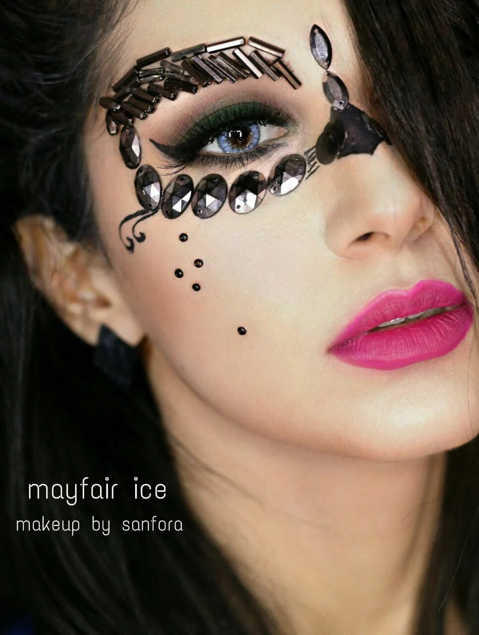 Mayfair Ice Colored Contact Lenses - Captivating British Quality, Safe 8-Hour Wear, 45% Water Content (Pair)