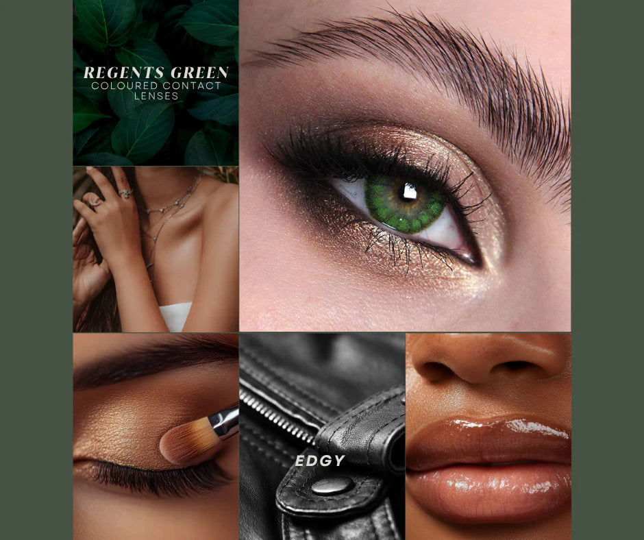 عدسات ريجنتس الخضراء اللاصقة: أناقة بريطانية ولون مذهل