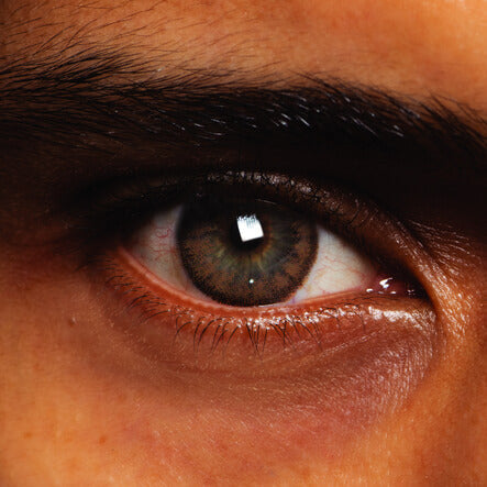 Caramel Tea Colored Contact Lenses - Warm and Inviting, British-Crafted, Premium Quality, Safe 8-Hour Wear, 45% Water Content (Pair)