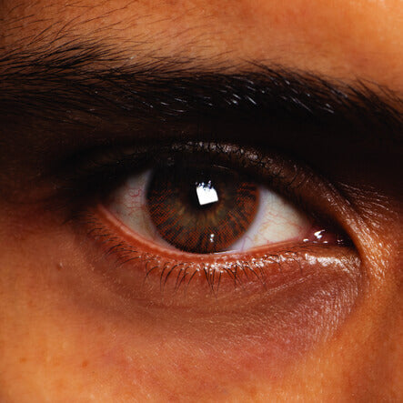 Honey Colored Contact Lenses - Warm Inviting Hue, British-Made, Safe 8-Hour Wear, 45% Water Content (Pair).