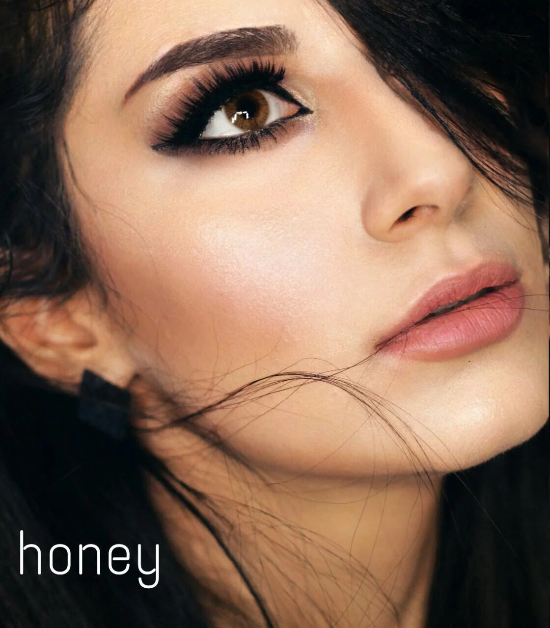 Honey Colored Contact Lenses - Warm Inviting Hue, British-Made, Safe 8-Hour Wear, 45% Water Content (Pair).