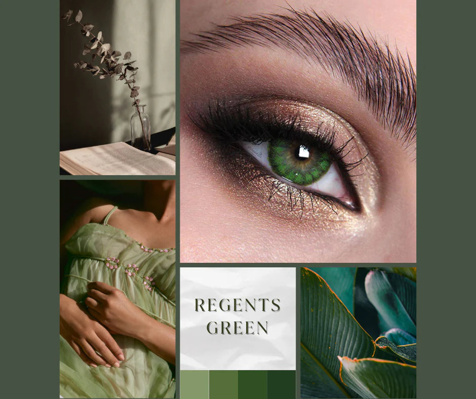 عدسات ريجنتس الخضراء اللاصقة: أناقة بريطانية ولون مذهل